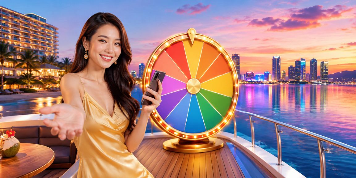 Người dùng đăng nhập tài khoản casino trực tuyến tại bãi biển Đà Nẵng